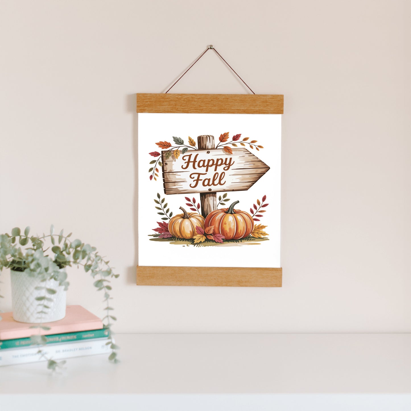 Hanging Canvas Wall Art, Fall Autumn Home Decor