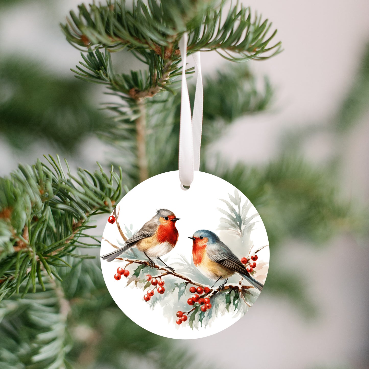 Birds Ornament, Songbirds Christmas Decor