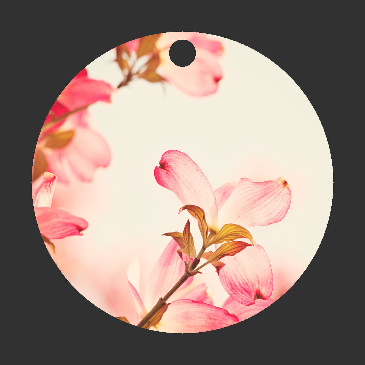 Dogwood Flower Ornament, Pink Christmas Tree Decor