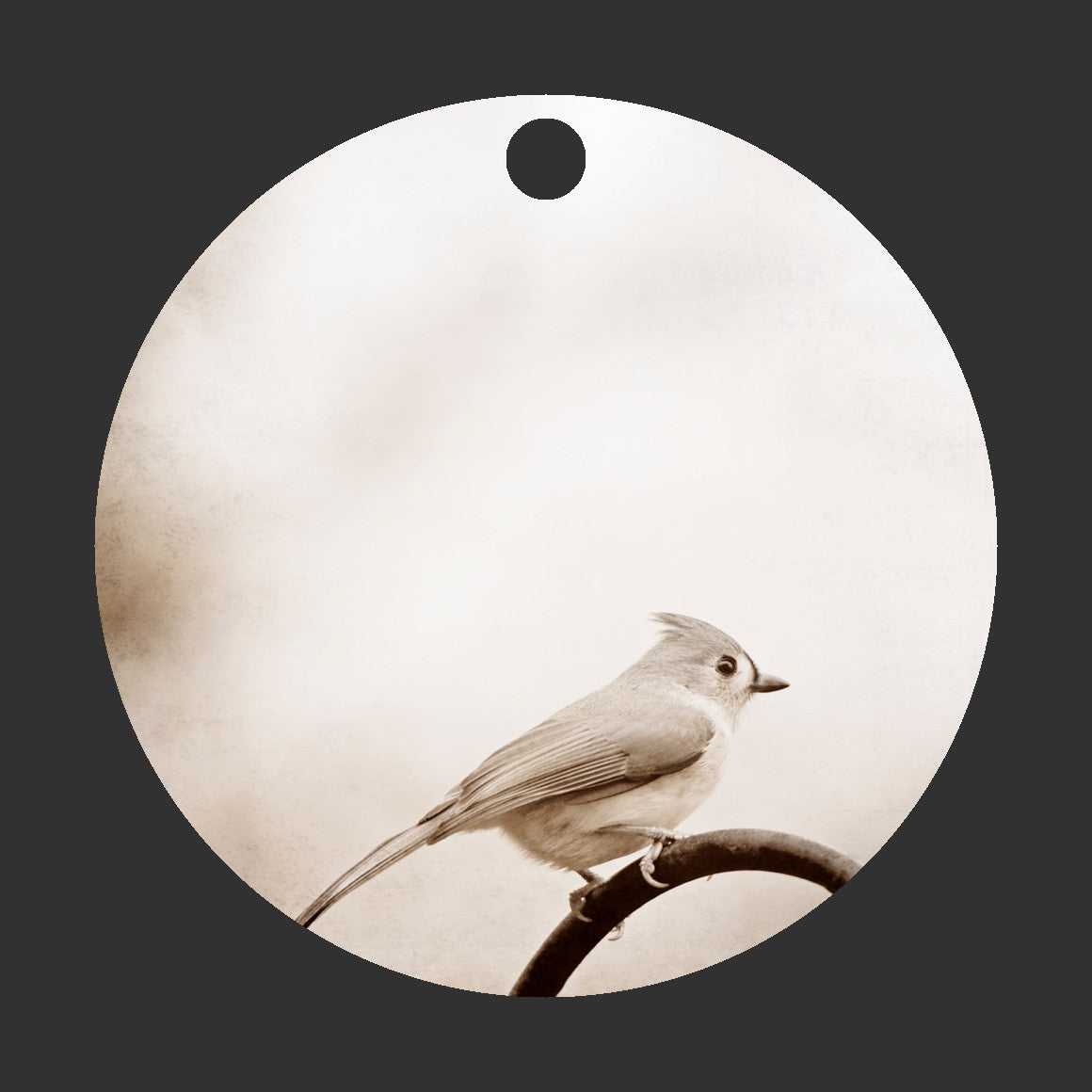 Bird Christmas Ornament, Tufted Titmouse Nature Gift