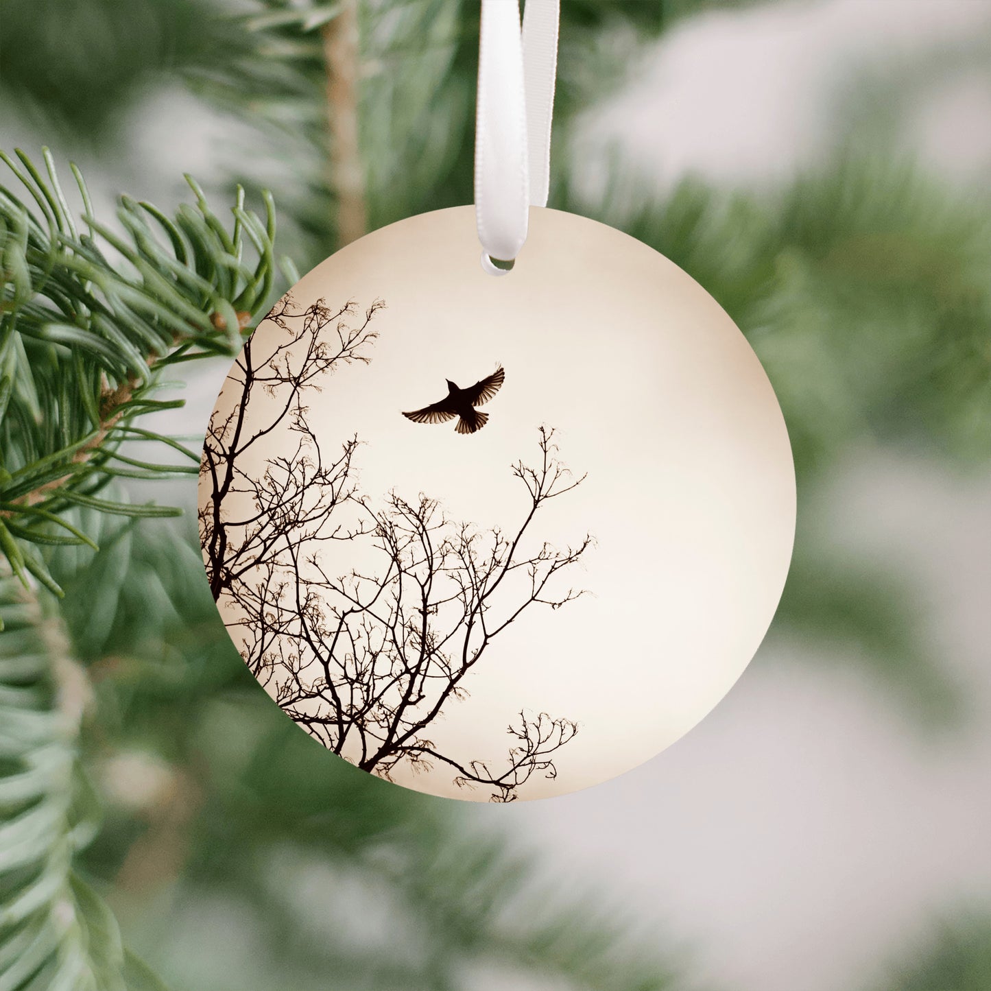 Bird Flying Christmas Tree Ornament