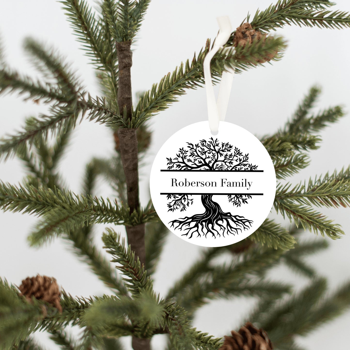 Personalized Family Christmas Tree Ornament
