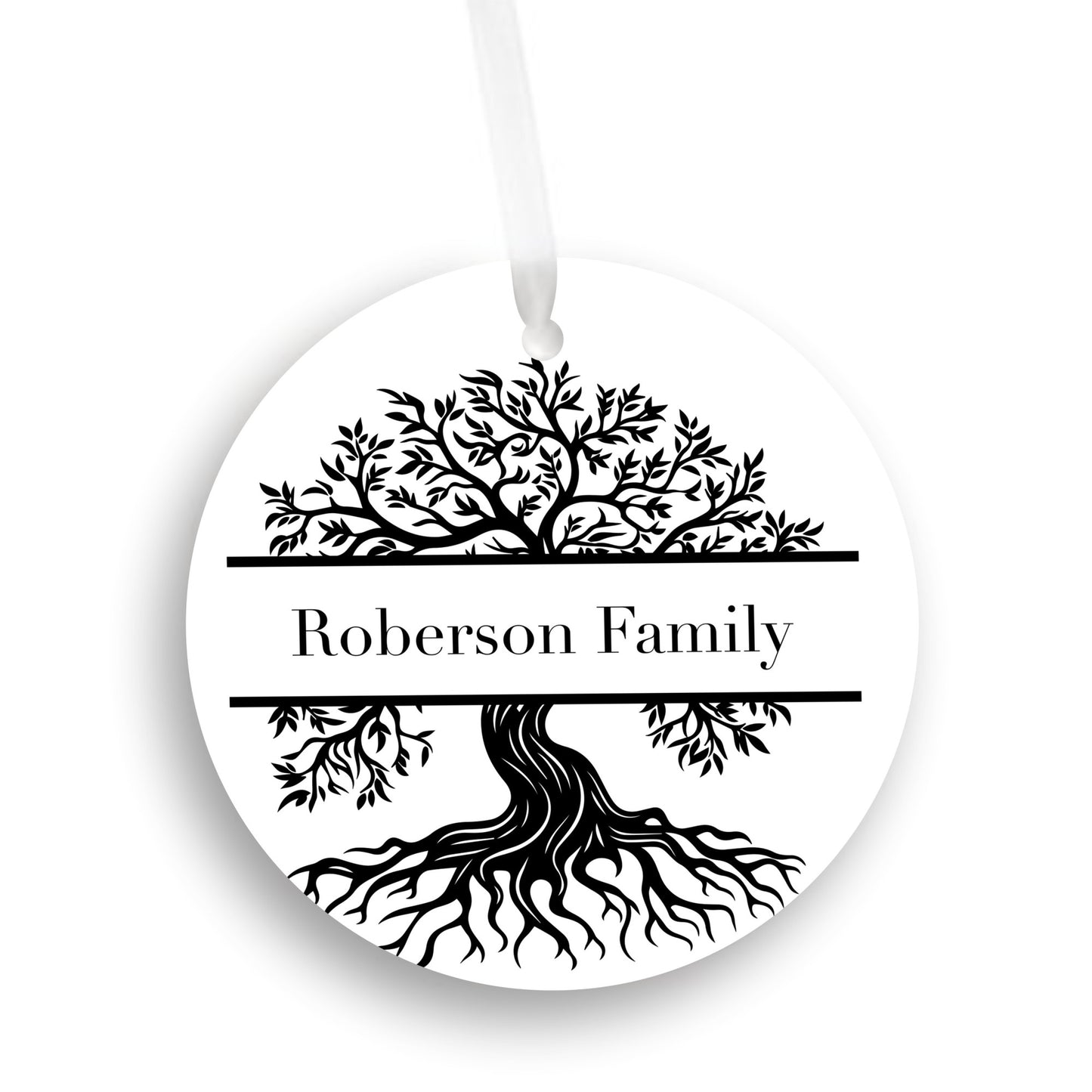 Personalized Family Christmas Tree Ornament