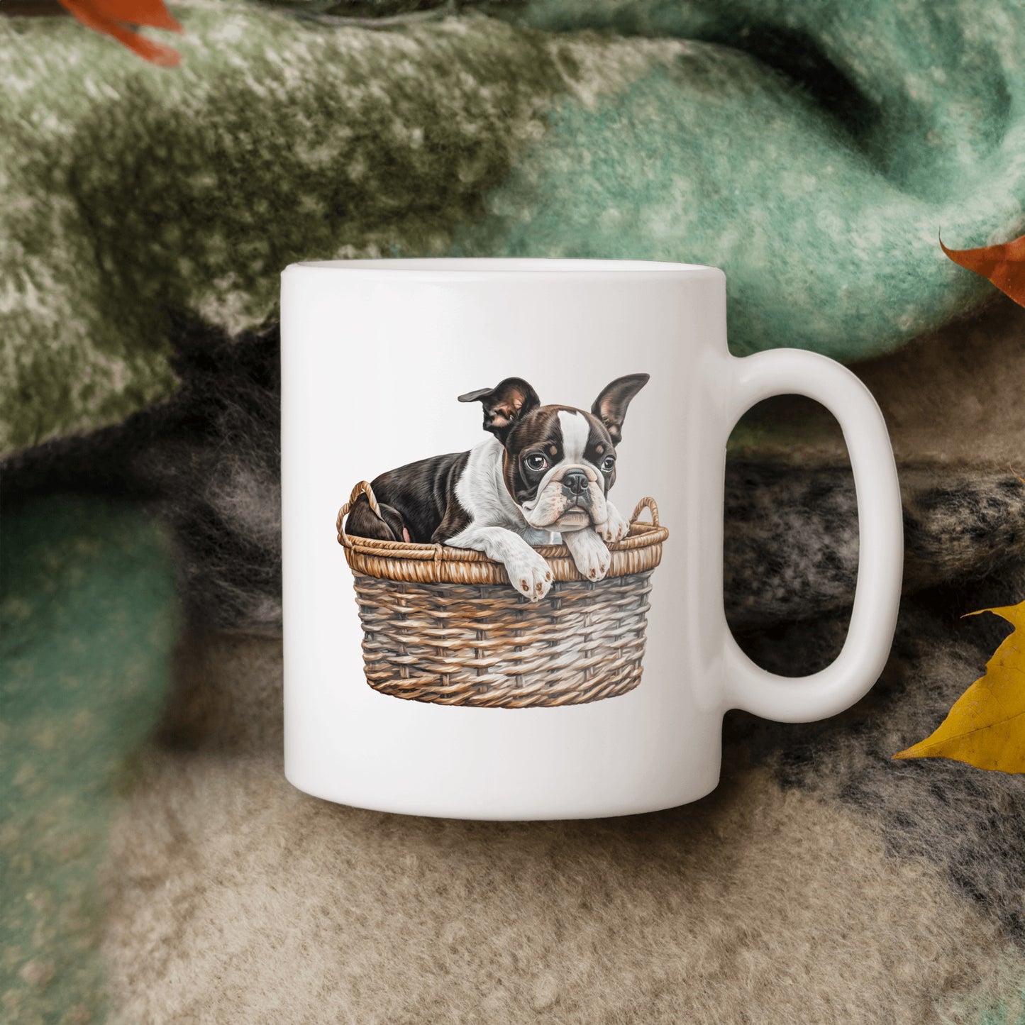Boston Terrier Mug Gift, Holiday Dog-Lover Present