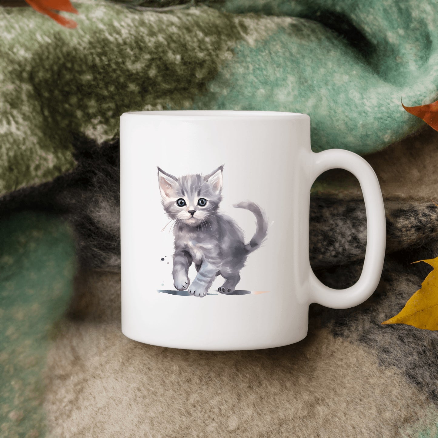 Kitten Mug Gift, Cute Cat Kitchen Decor