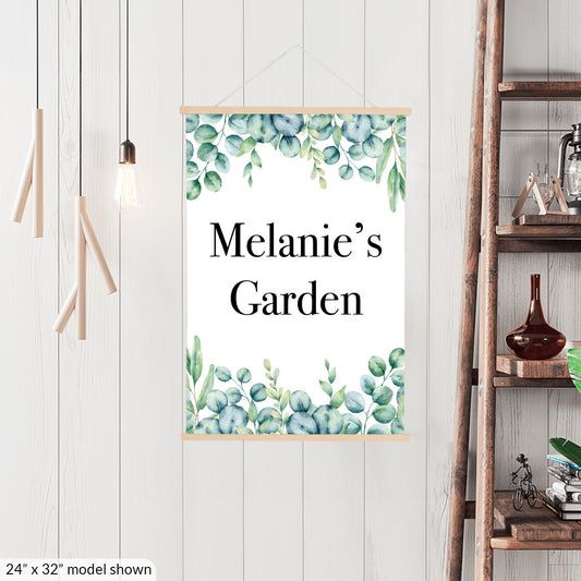 Garden Gift, Personalize Sign