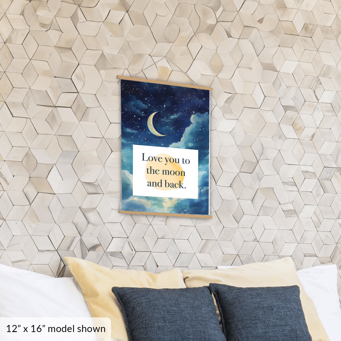 Love You to the Moon and Back Canvas