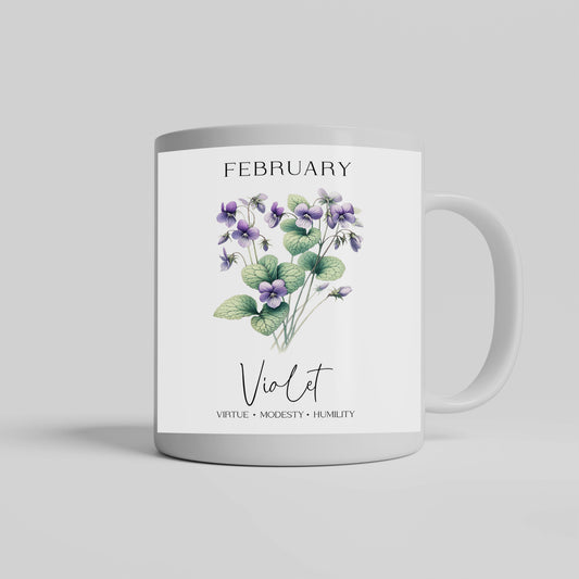 February Violet Mug