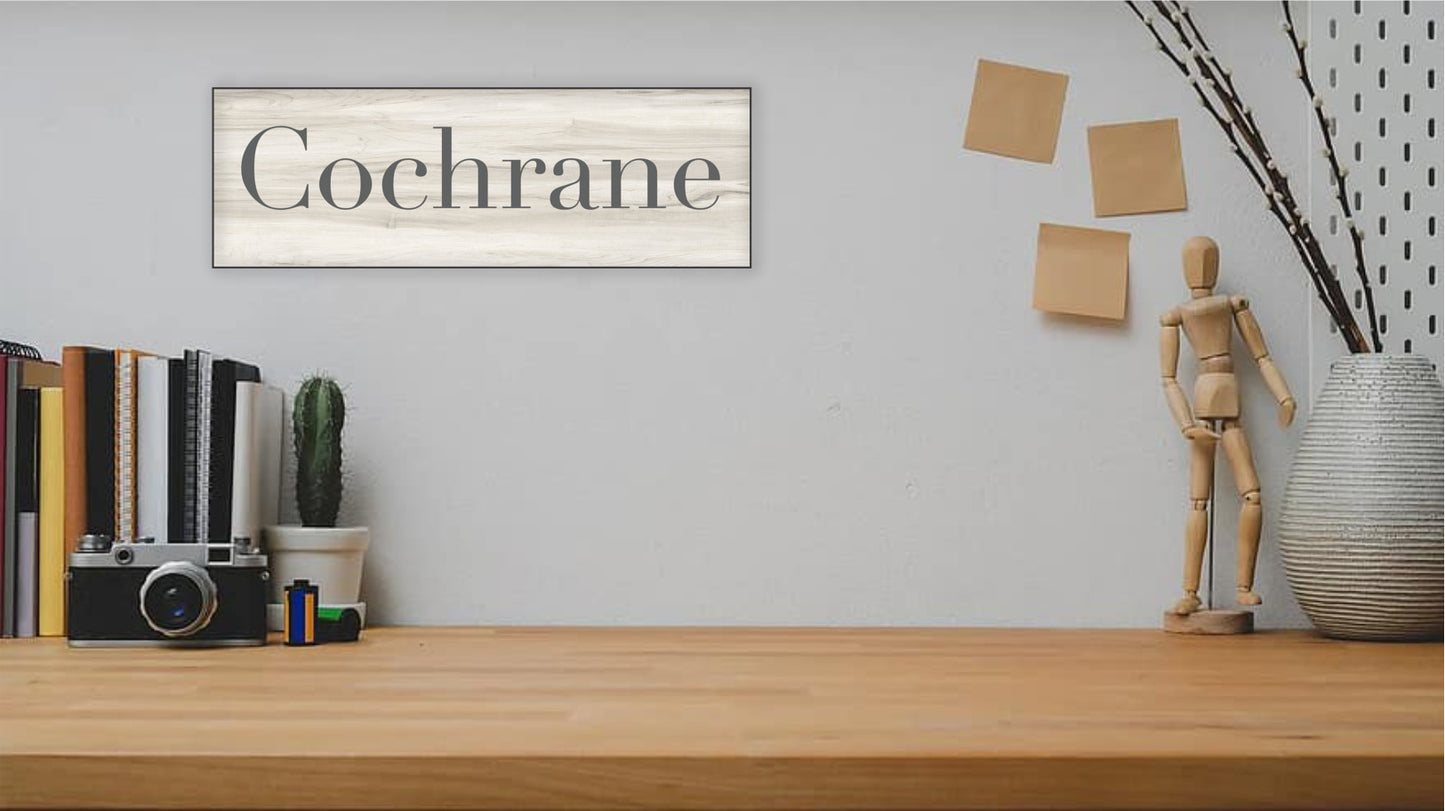 Last Name Personalized Sign