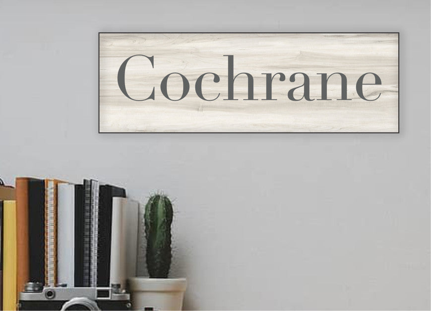 Last Name Personalized Sign