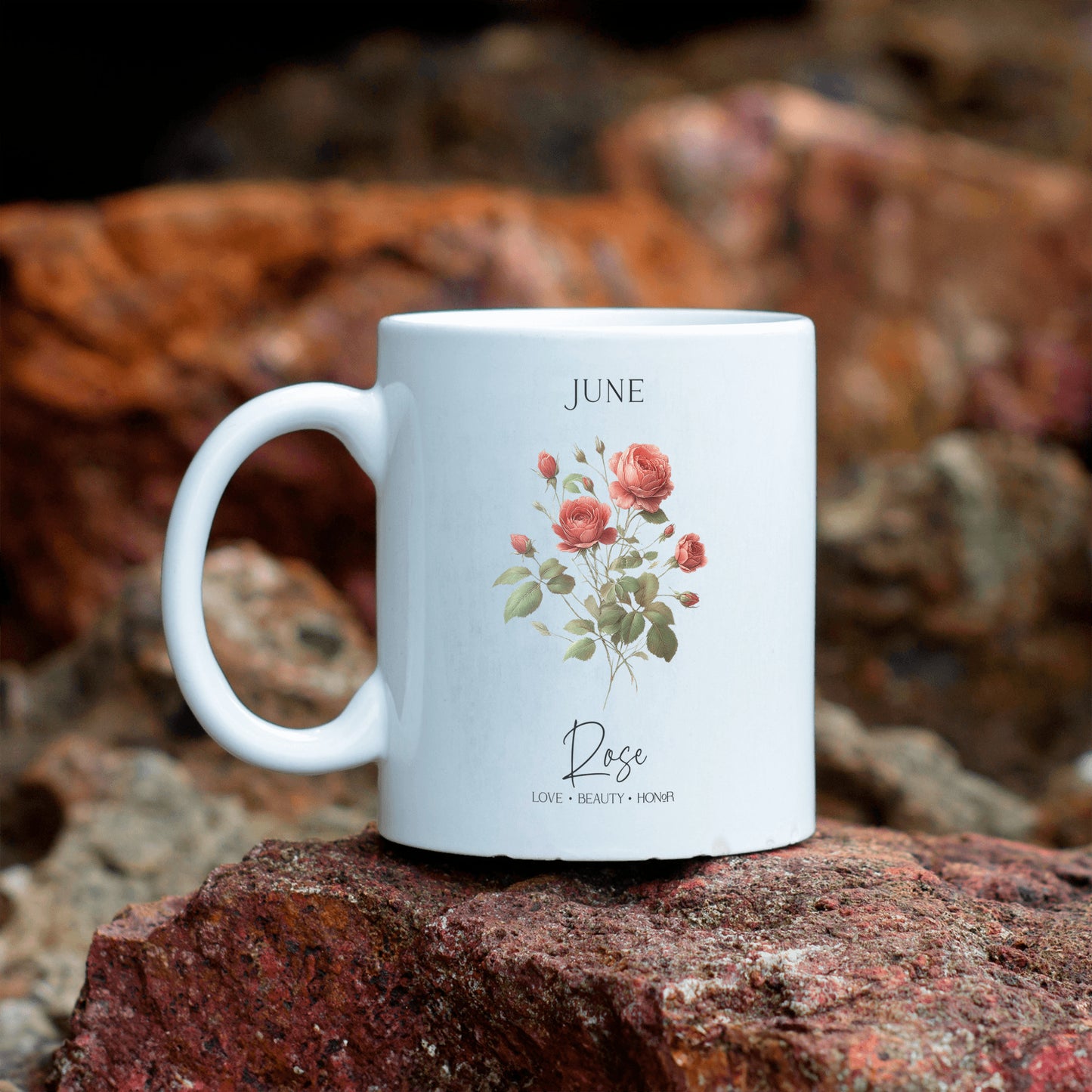 June Birth Month Ceramic Mug