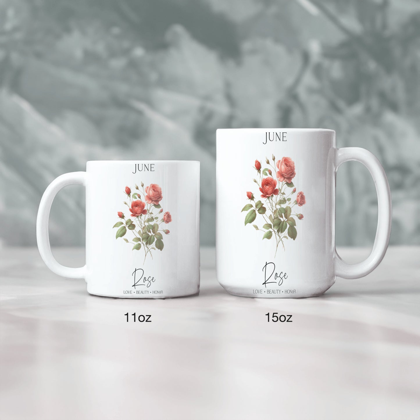 June Birth Month Ceramic Mug