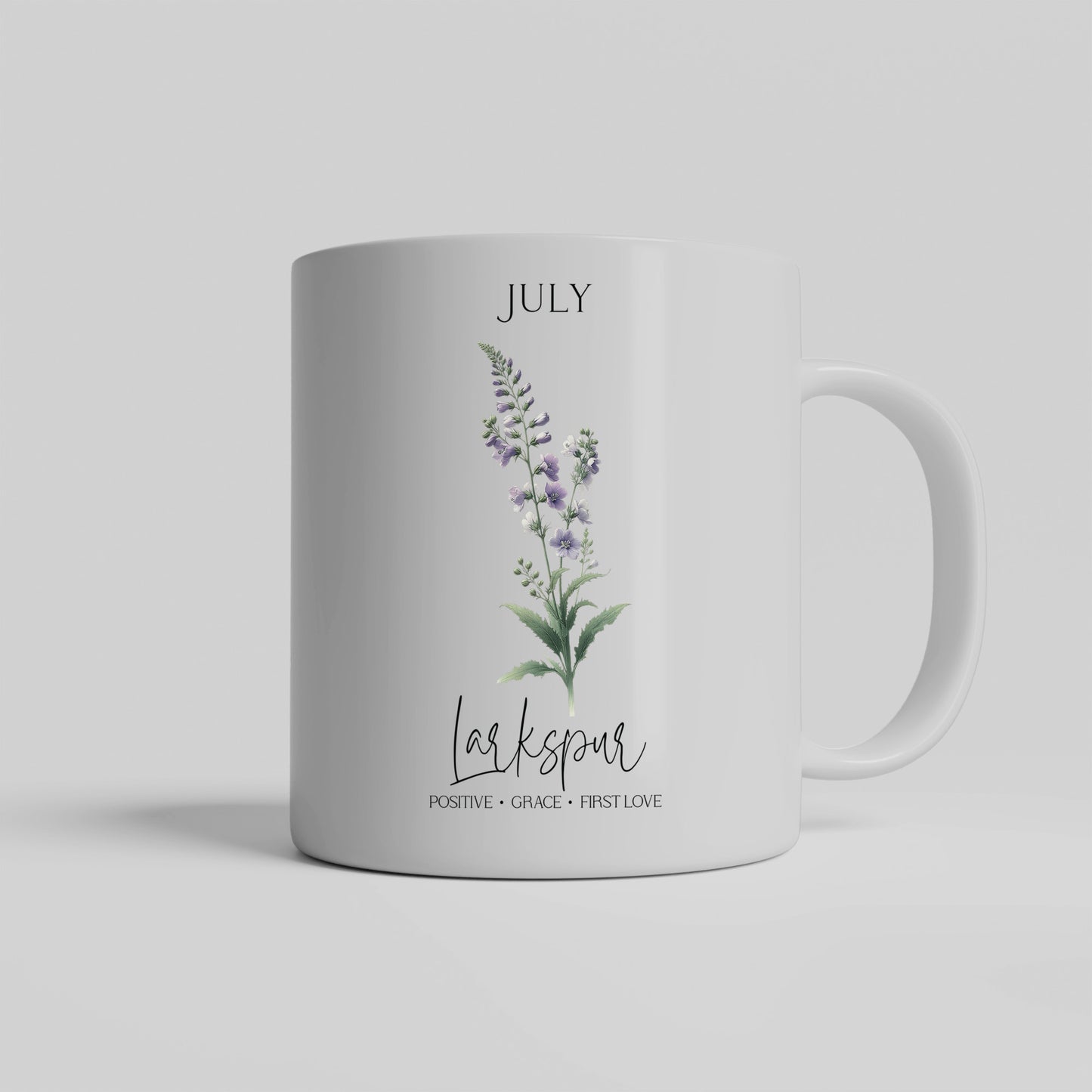 July Birth Month Ceramic Mug