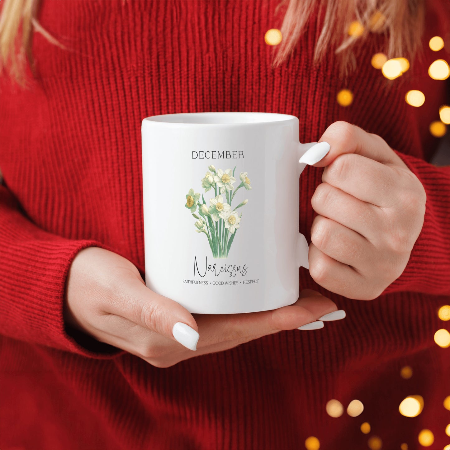 December Birth Month Ceramic Mug