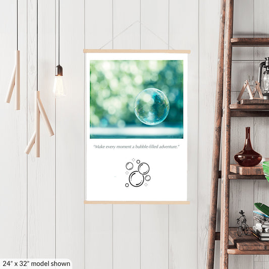 Bubble Wall Art, Bathroom Hanging Canvas