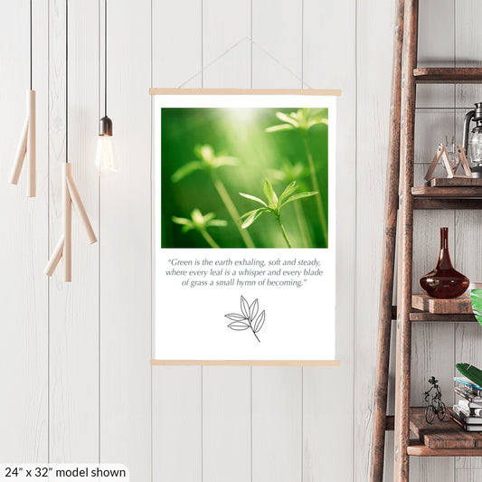 Green Nature Hanging Canvas