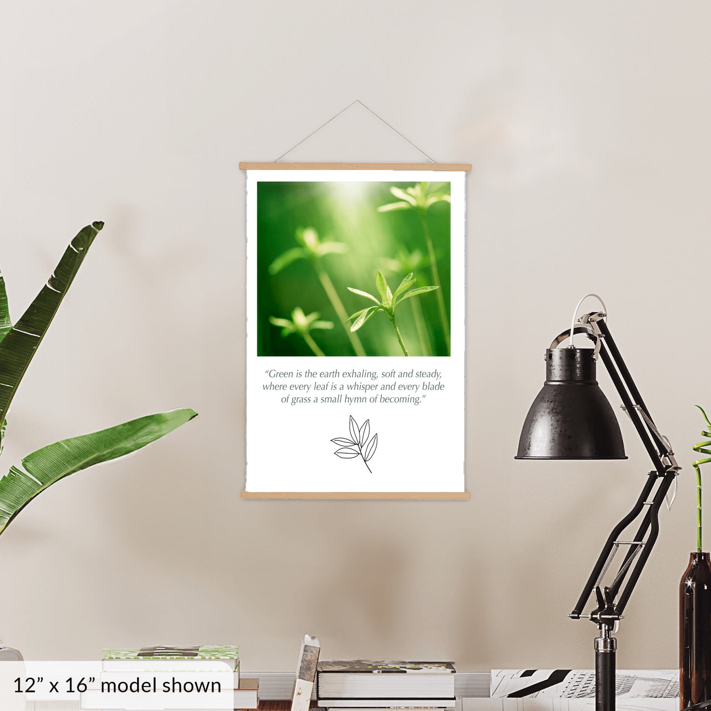 Green Nature Hanging Canvas