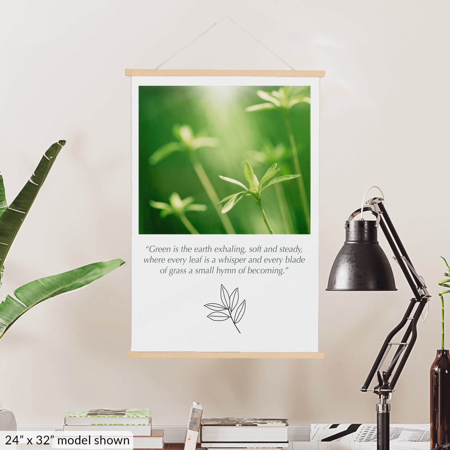 Green Nature Hanging Canvas