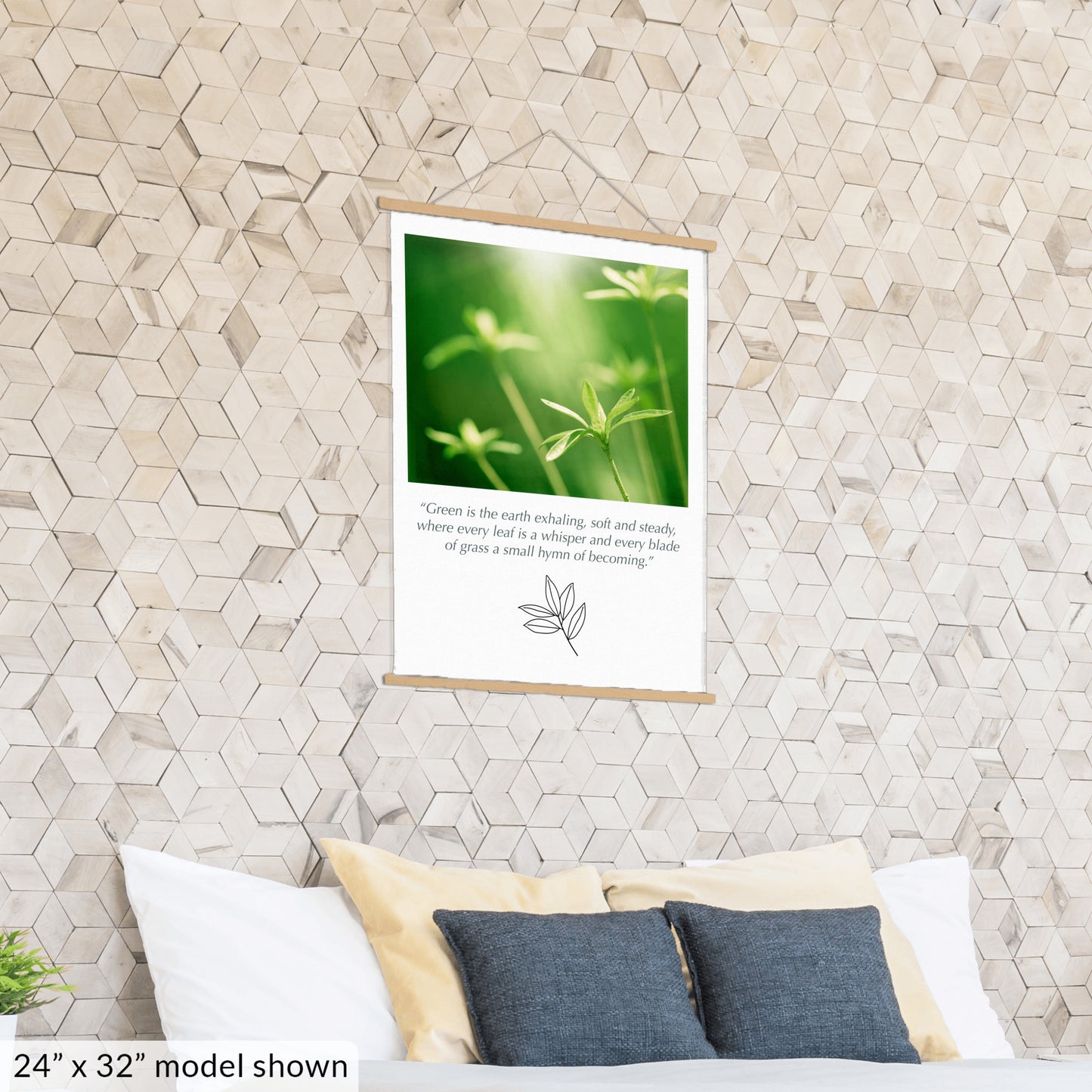 Green Nature Hanging Canvas