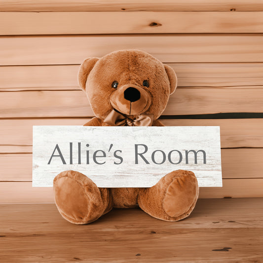 Personalized Sign Teddy Bear