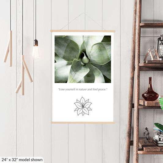 Cactus Nature Canvas, Green Wall Art