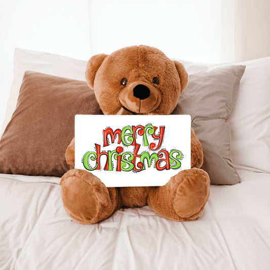 Merry Christmas Teddy Bear