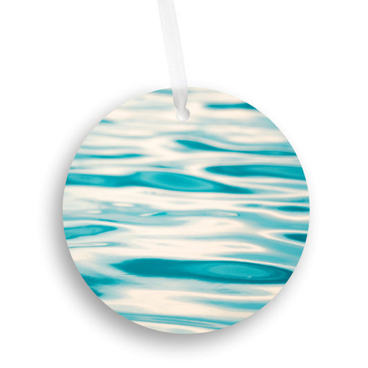 Ocean Water Christmas Ornament, Ocean Lover Gift