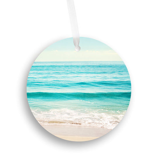 Ocean Christmas Tree Ornament, Beach Lover Gift