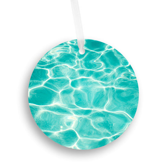 Ocean Water Ornament, Beach Photography Gift