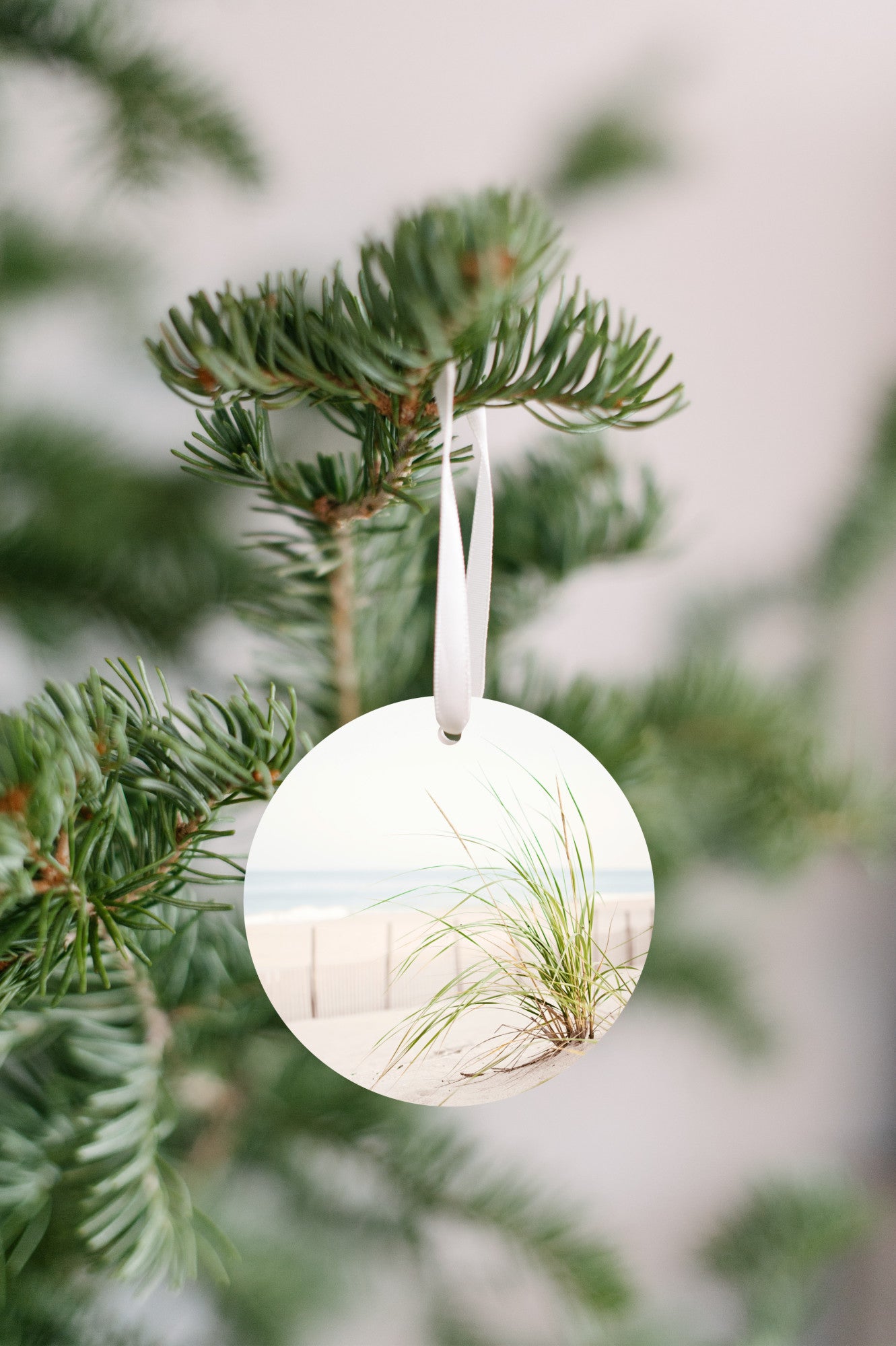 Beach Christmas Ornament, Dune Seashore Gift
