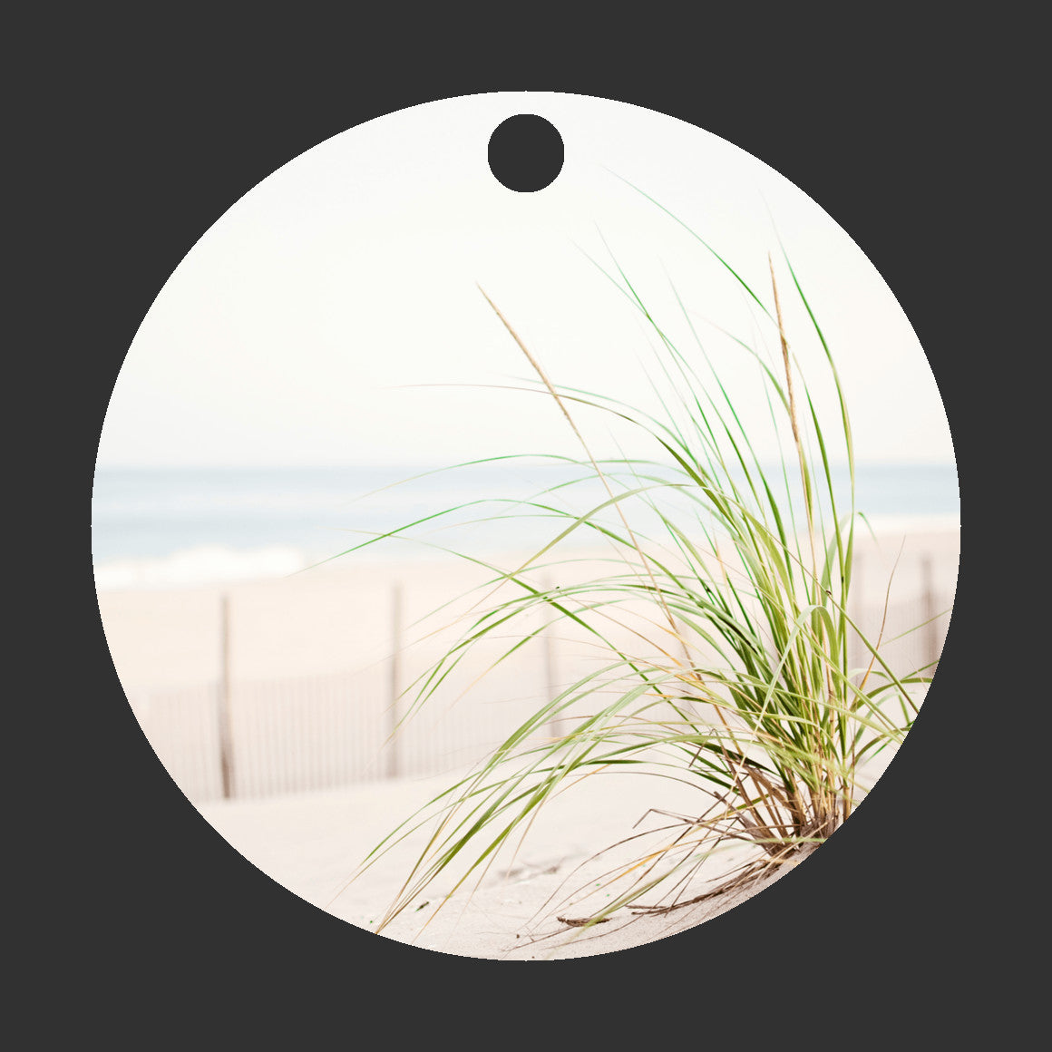 Beach Christmas Ornament, Dune Seashore Gift