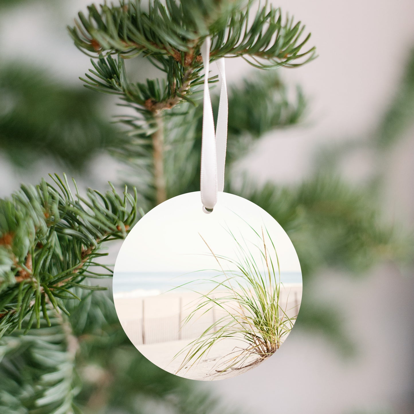 Beach Christmas Ornament, Dune Seashore Gift