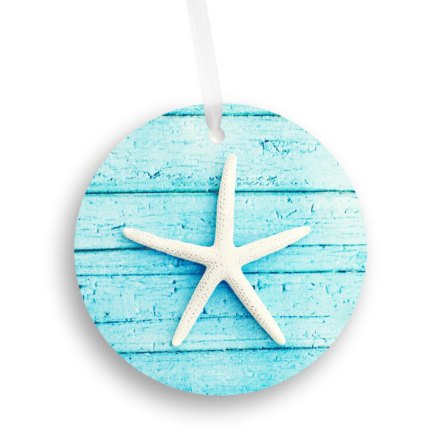 Starfish Beach Ornament, Coastal Christmas Gift
