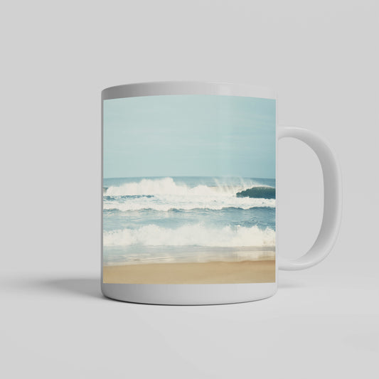 Ocean Beach Mug, Seashore Drinkware Gift