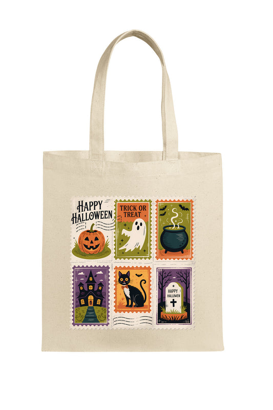 Halloween Candy Bag - Fall Canvas Bags