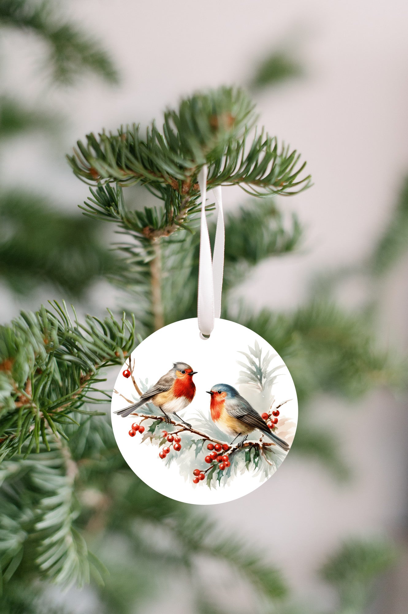 Birds Ornament, Songbirds Christmas Decor