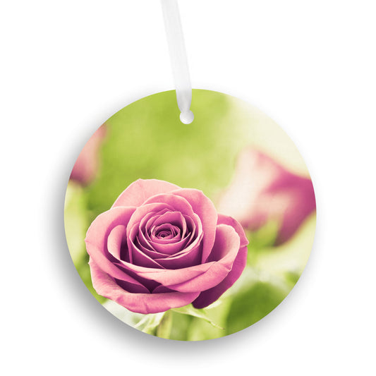 Rose Christmas Ornament, Flower Gift