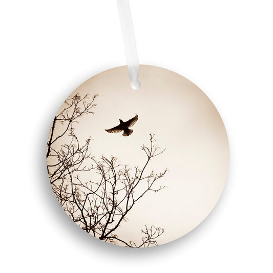 Bird Flying Christmas Tree Ornament