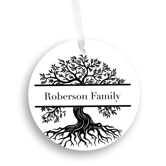 Personalized Family Christmas Tree Ornament