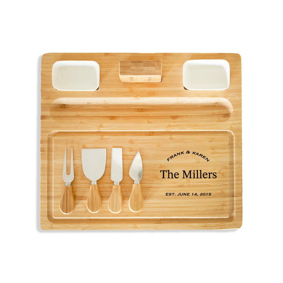 Personalized Charcuterie Board, Bamboo Kitchen Decor