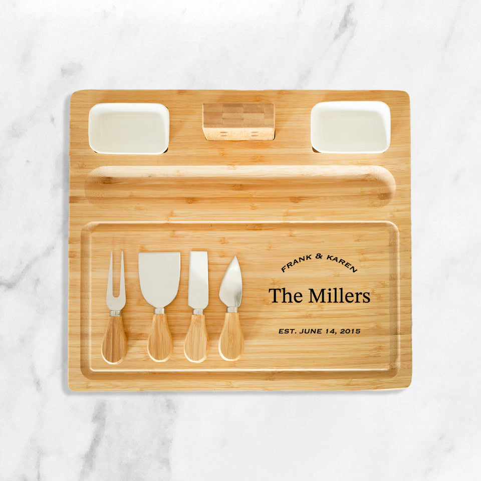 Personalized Charcuterie Board, Bamboo Kitchen Decor
