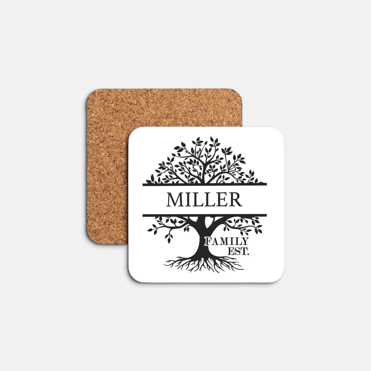 Personalized Name Coasters, Dining Home Decor