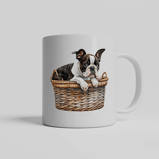 Boston Terrier Mug Gift, Holiday Dog-Lover Present