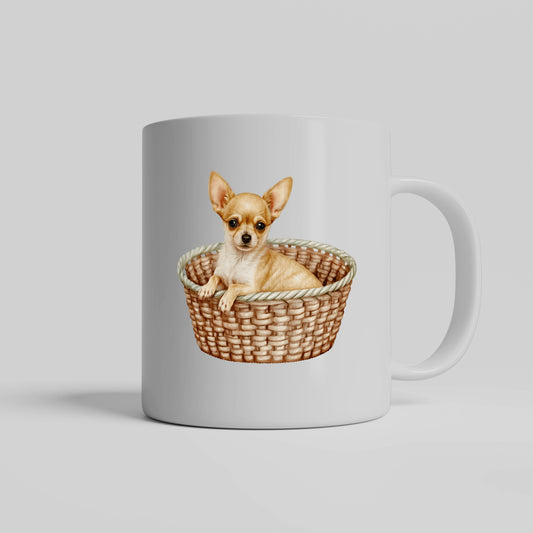 Chihuahua Dog Mug, Small Dog Lover Gift