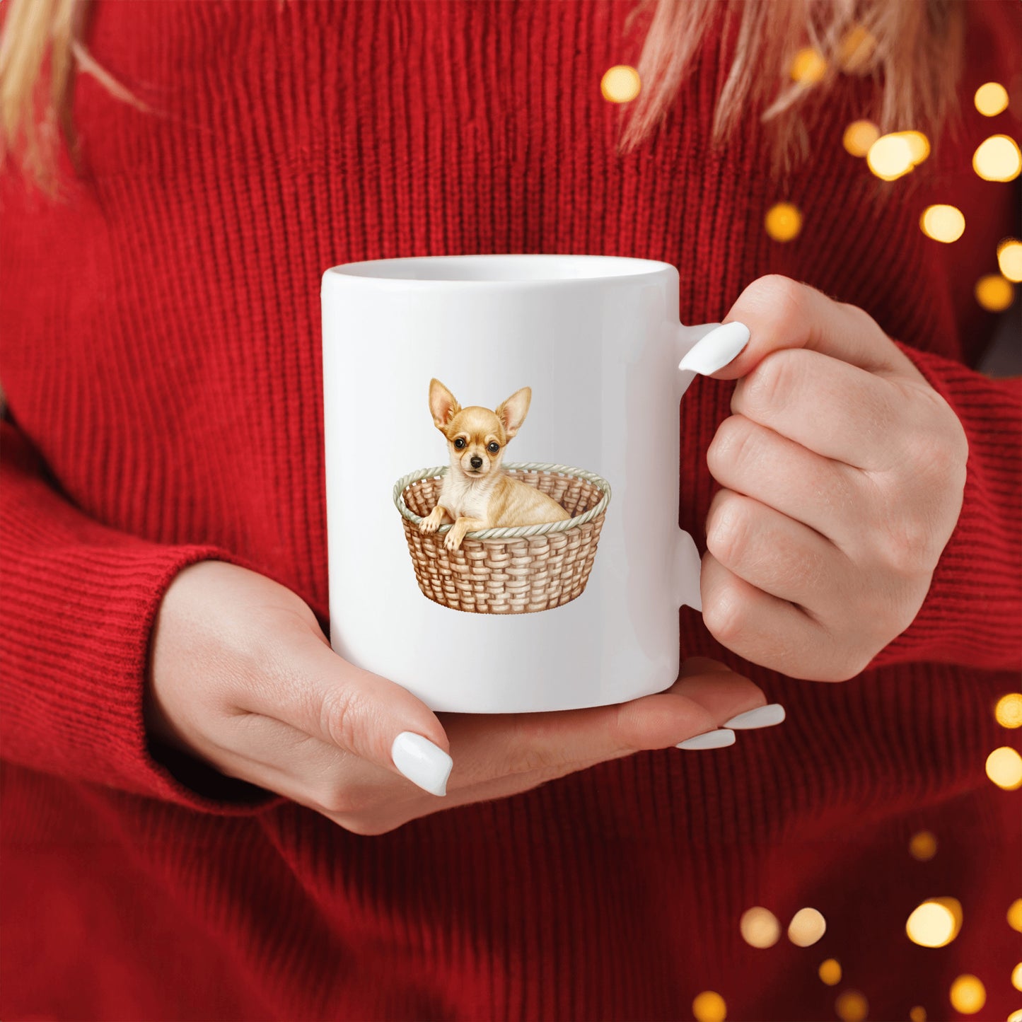 Chihuahua Dog Mug, Small Dog Lover Gift