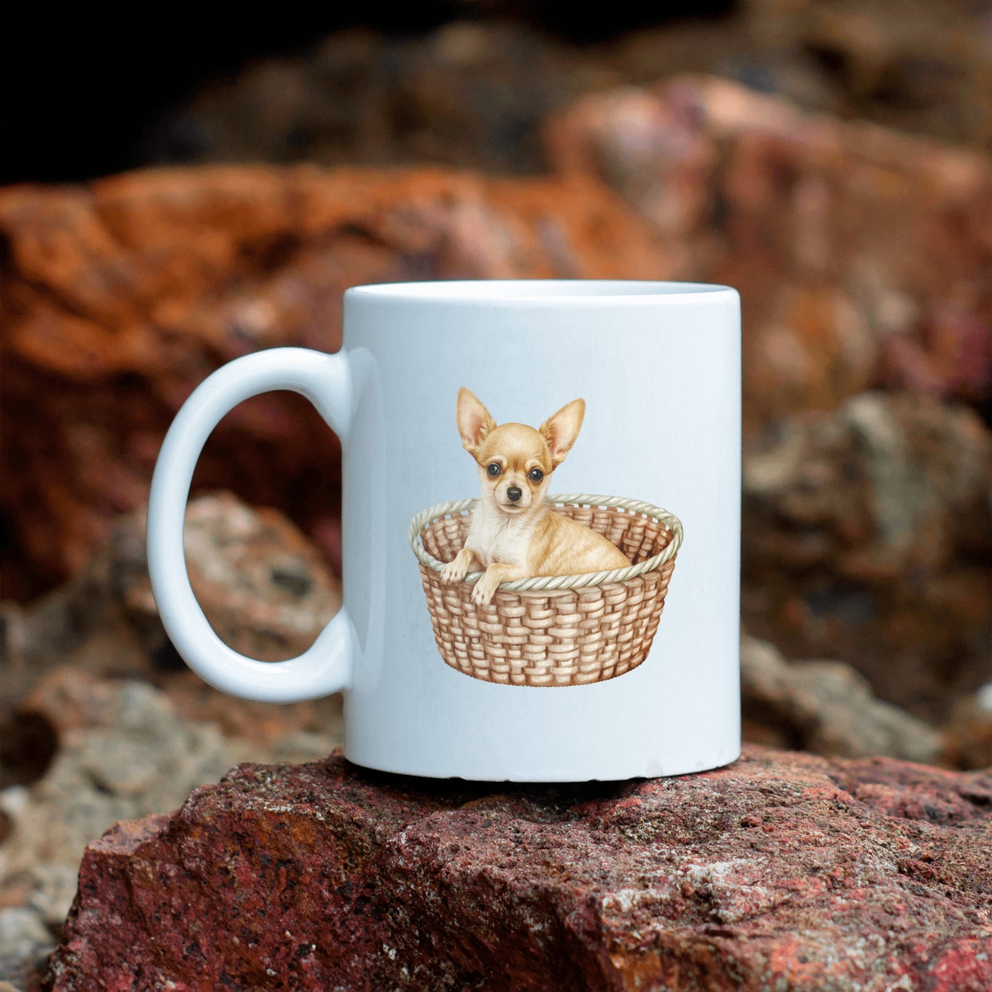 Chihuahua Dog Mug, Small Dog Lover Gift