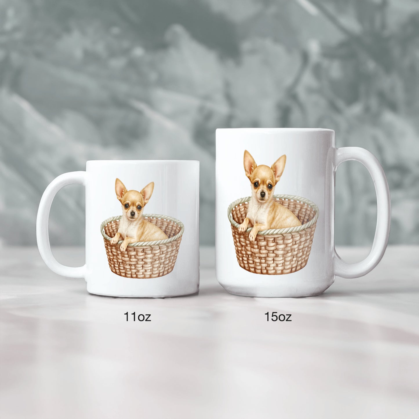 Chihuahua Dog Mug, Small Dog Lover Gift