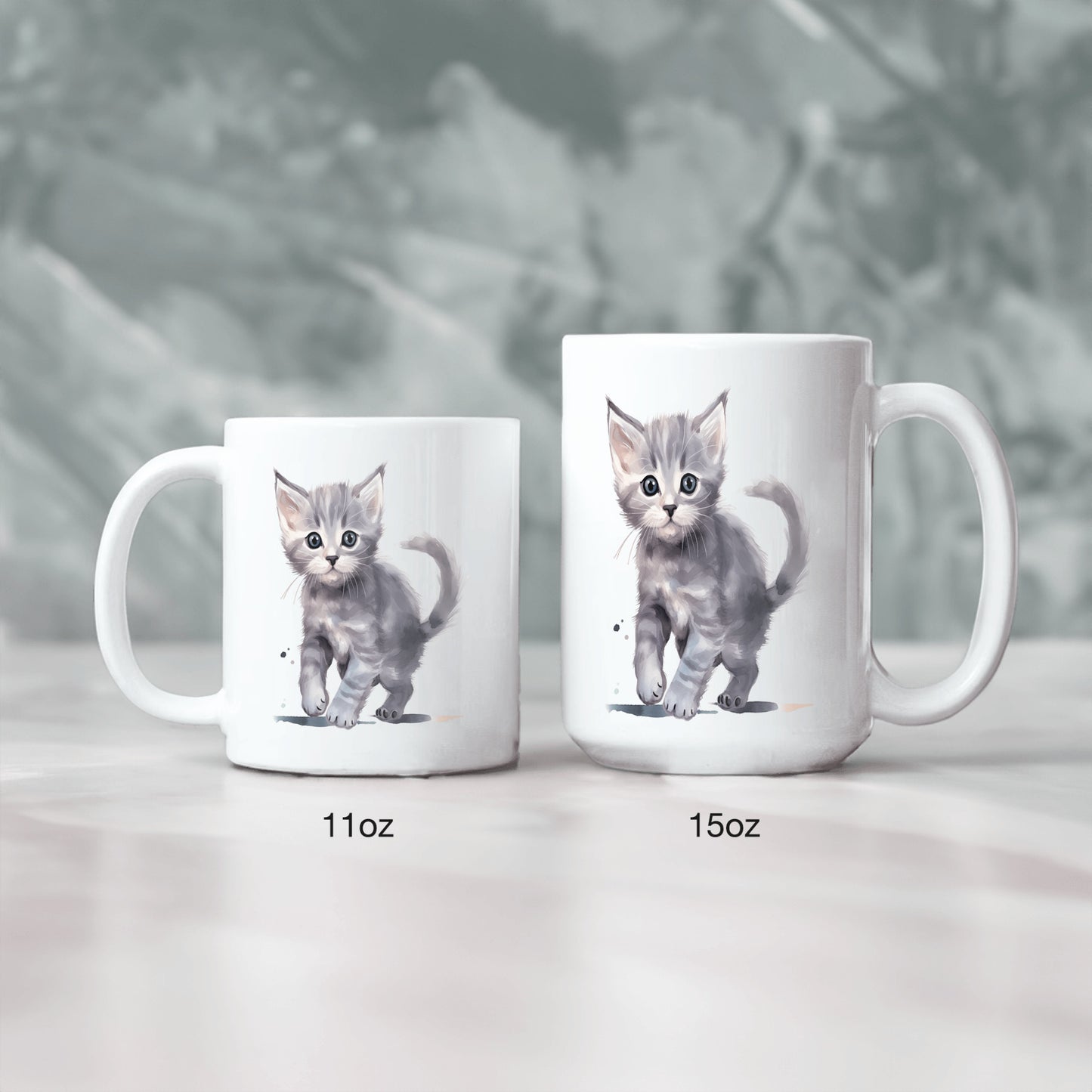 Kitten Mug Gift, Cute Cat Kitchen Decor