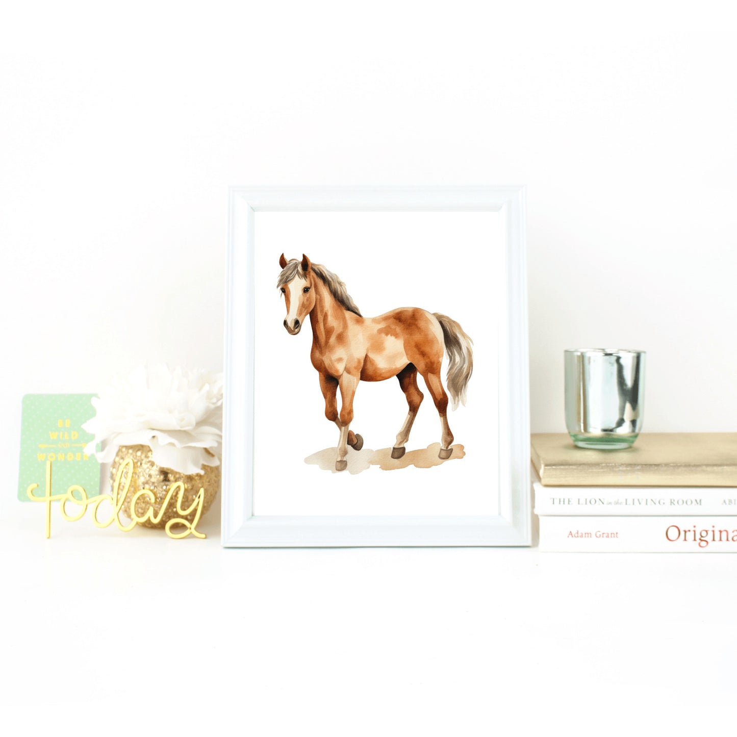 Horse Art Print, Horse Lover Animal Gift