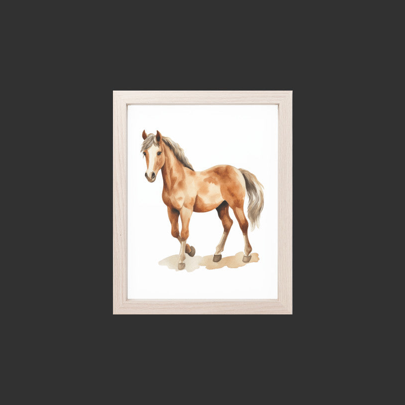 Horse Art Print, Horse Lover Animal Gift